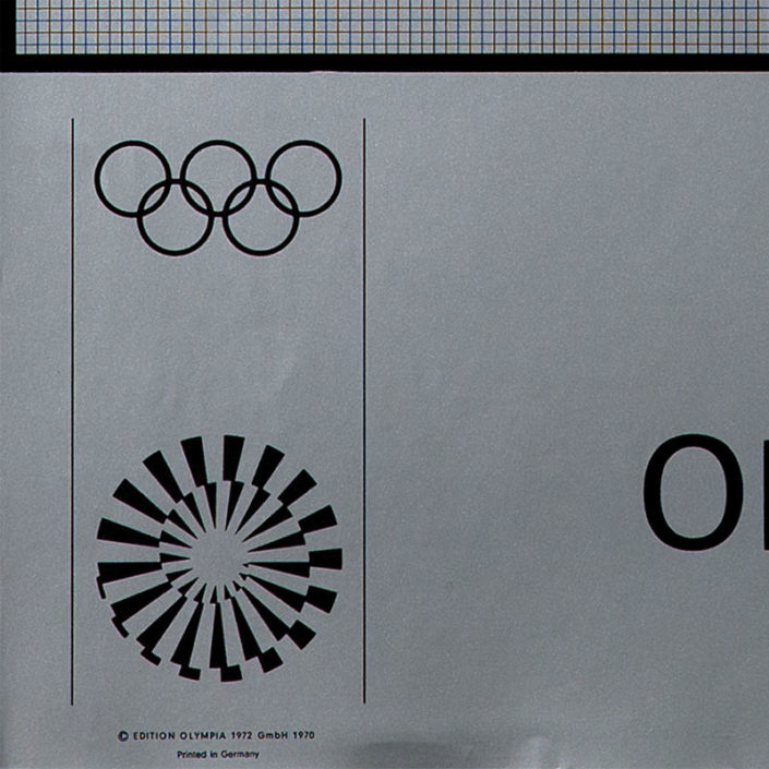 Shusaku Arakawa 1972 Munich Olympic Games Art Poster Design Lover