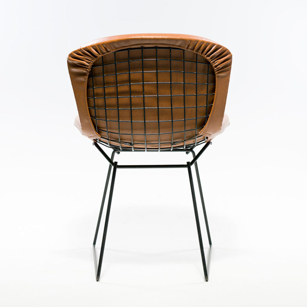 Vintage Mid-Century Harry Bertoia side Chair with full cover - Design Lover